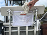 16" Wide x 12" High TackleWebs® Bungee Pocket White