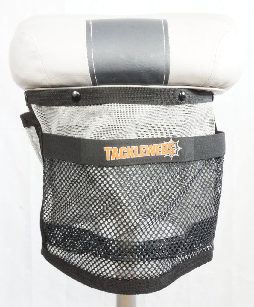 boat seat tackle storage bag Box with Tray The tackle webs bag snaps on Under seat storage bags and